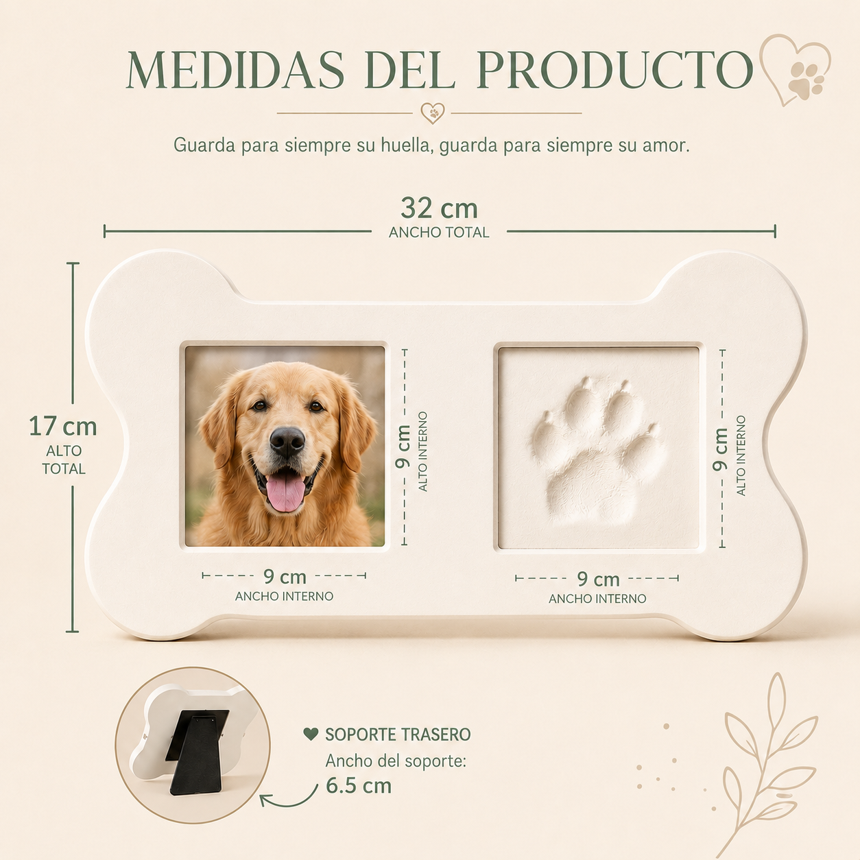 Marco con Huella | Recuerdo Personalizado